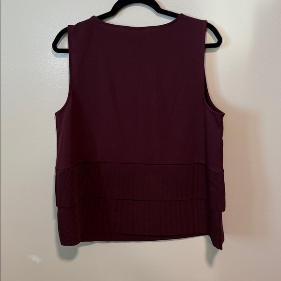 NWT Ann Taylor Burgundy Blouse Size Large - Picture 5 of 5